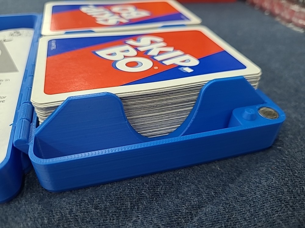 SKIP-BO Deck Card Box Holder Compatible with Skipbo - Multiple colors
