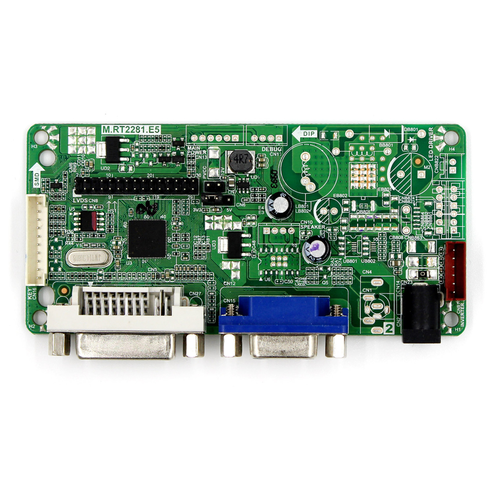 DVI VGA LCD Controller Board For 13.3"1280X800 N133IGE LP133WX2 LTN133AT09 LCD