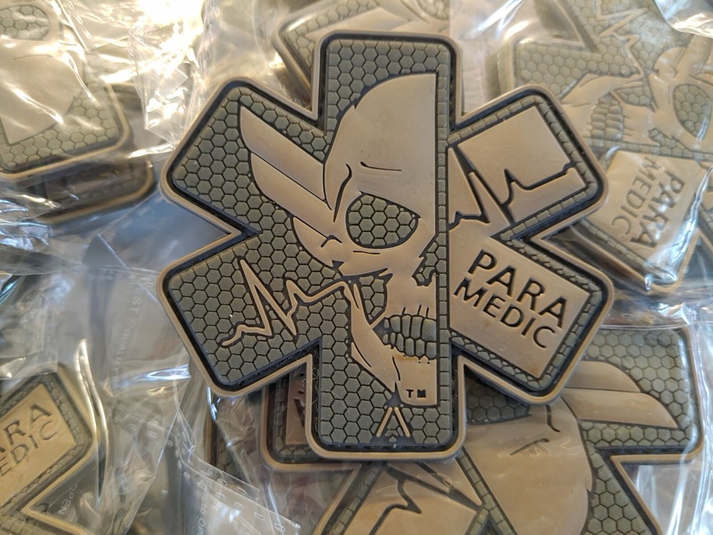 SCULL PARA MEDIC 3D PVC PATCH