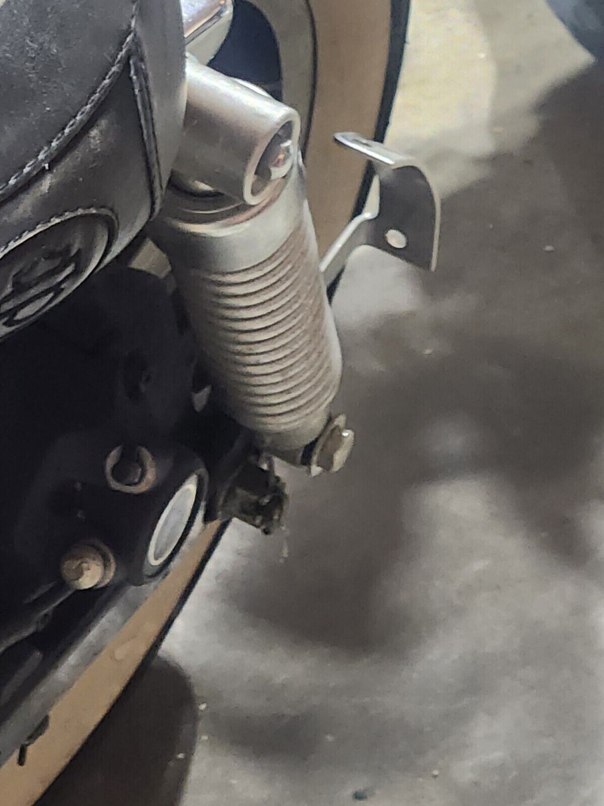 Curved License Plate Relocation Bracket for HARLEY DAVIDSON SPORTSTER All Years