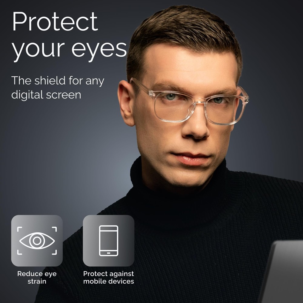 High Tech Blue Light Glasses Advanced Blue Light Blocking Computer Glasses ...