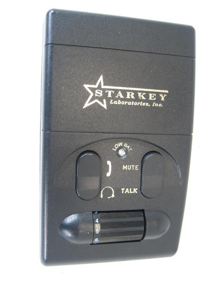 Starkey E4 Telephone Amplifier w/ Headset & Accessories Tested Working