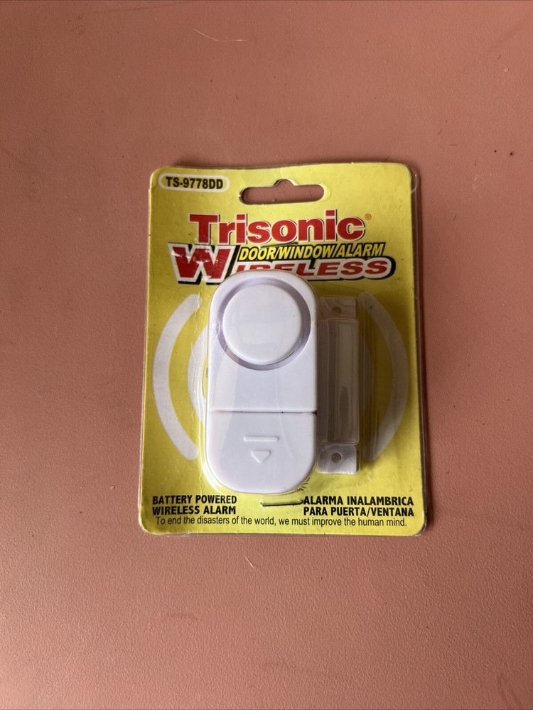 Trisonic Wireless Window Door Alarm Easy Installation
