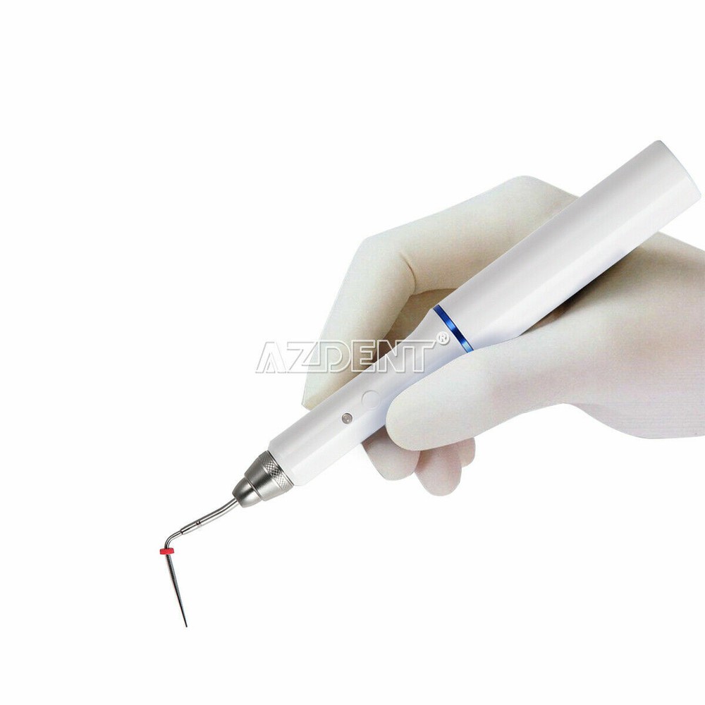 Dental Wireless Obturation System Gutta Percha Endodontic Heated Pen+2Tips White