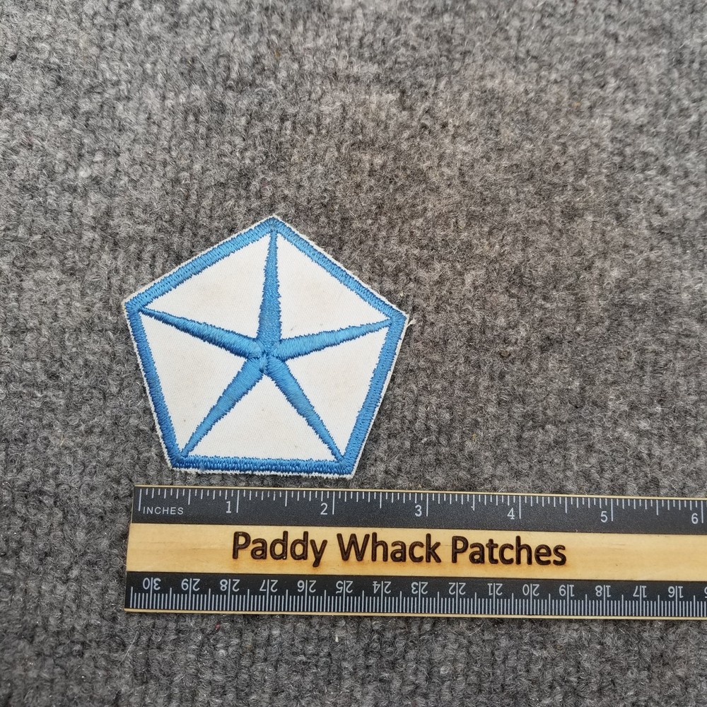Vintage Chrysler Patch Car Auto Star 70s 80s B4