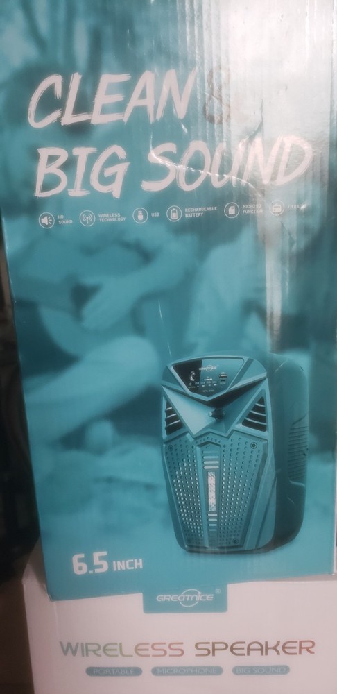 Greatnice Wireless Speaker Portable Bluetooth Karaoke with Microphone