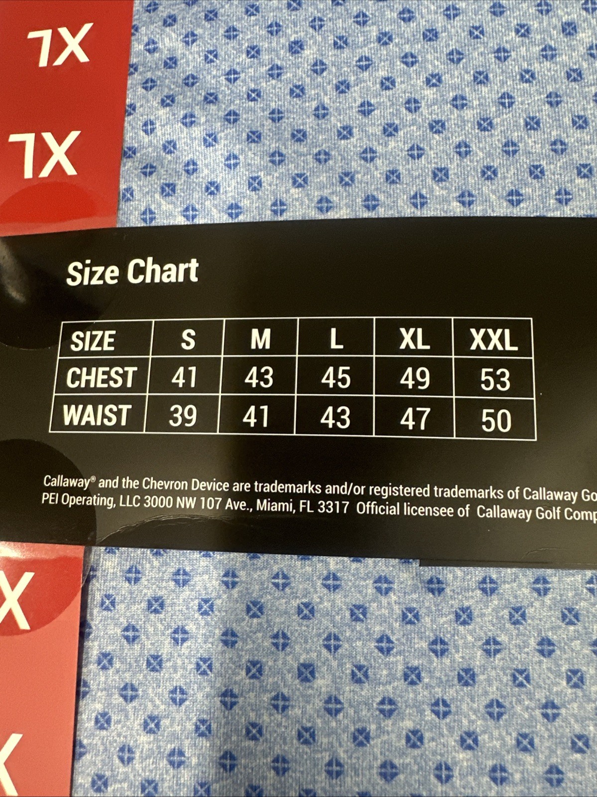 Callaway Men's Performance Golf Polo XL Regatta New with Tags