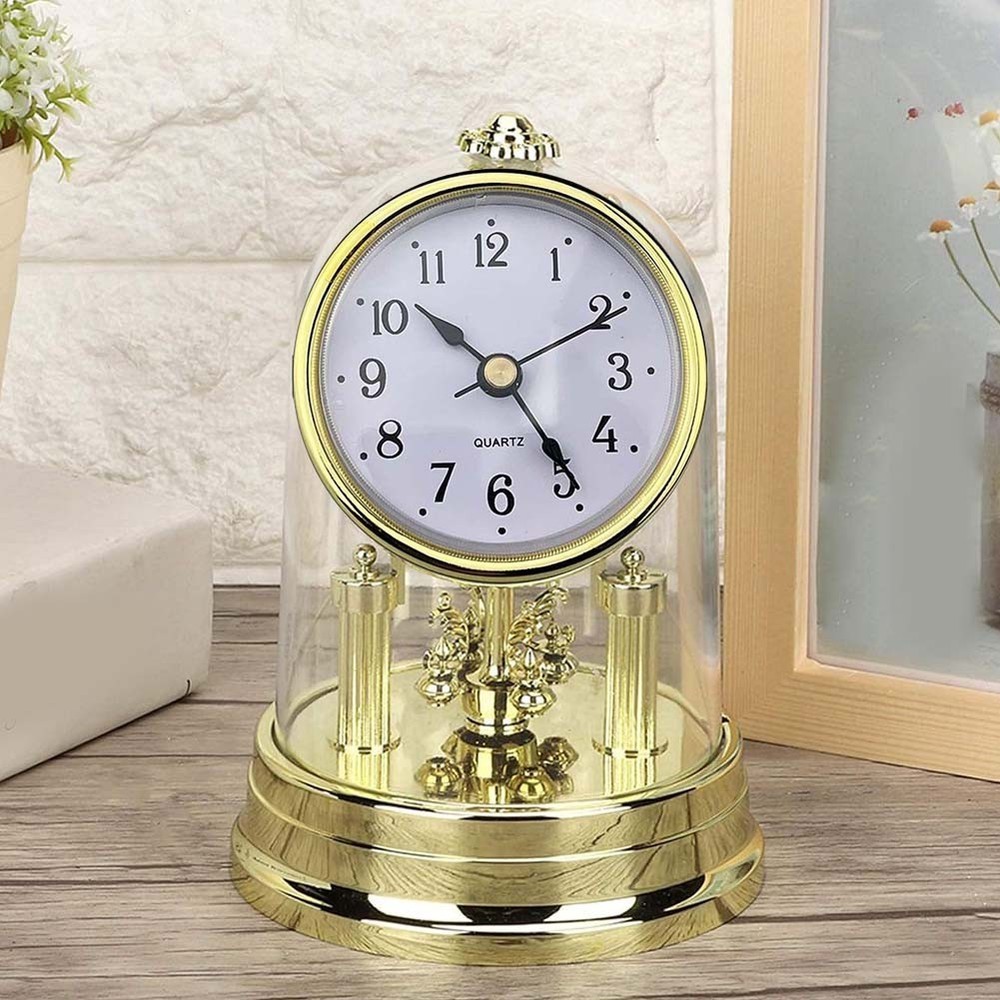 65MM Quartz Clock Insert Gold Border Arabic Numbers DIY Replacement