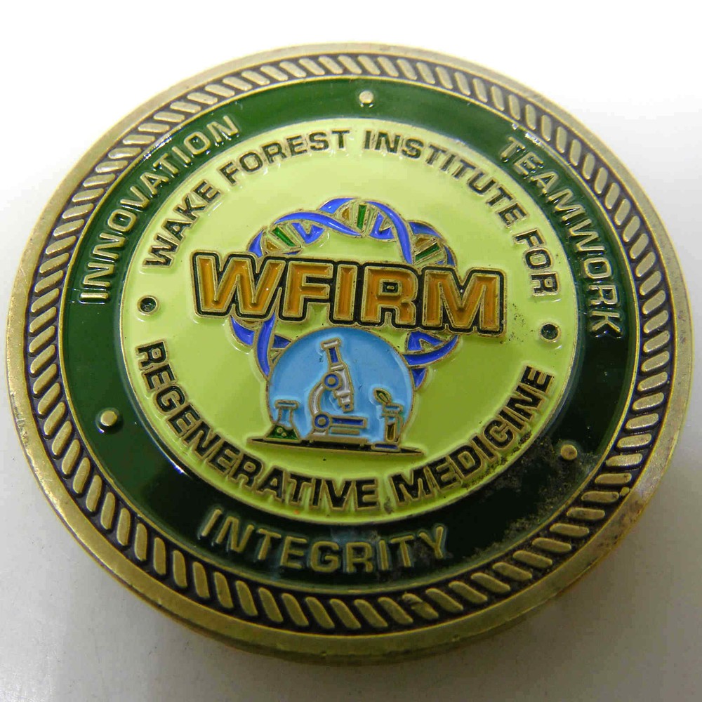 WFIRM SPECIAL RECOGNITION TECHNOLOGY INTEGRATION OFFICER CHALLENGE COIN