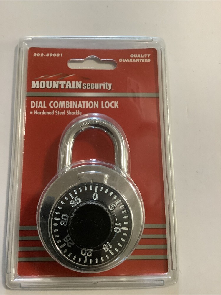 Mountain Security Dial Combination Lock New