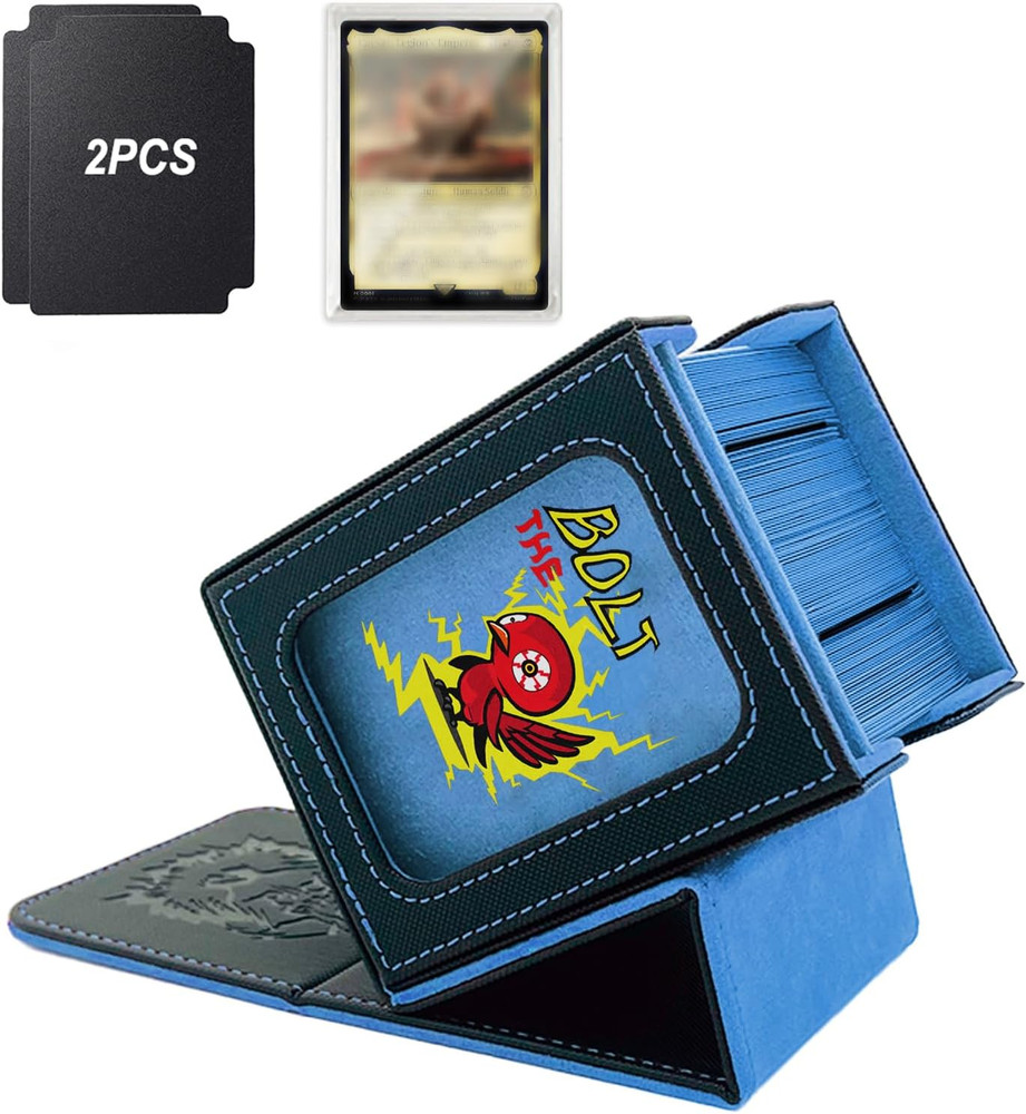 Customized MTG Commander Deck Box, 100 Card Deck Box, Magic Card Storage Box wit