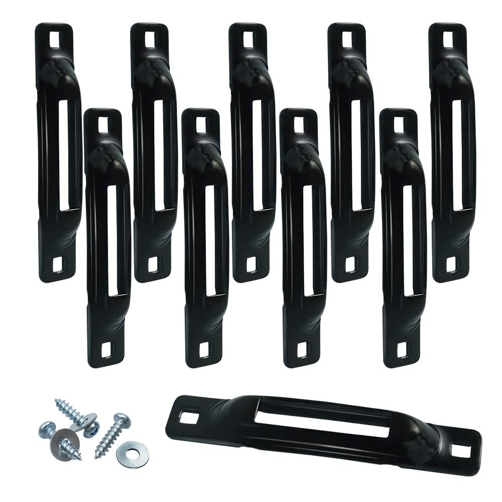 10pcs E-Track Single Slot Tie Downs E-Track Single Strap Tie Down Anchors Use...