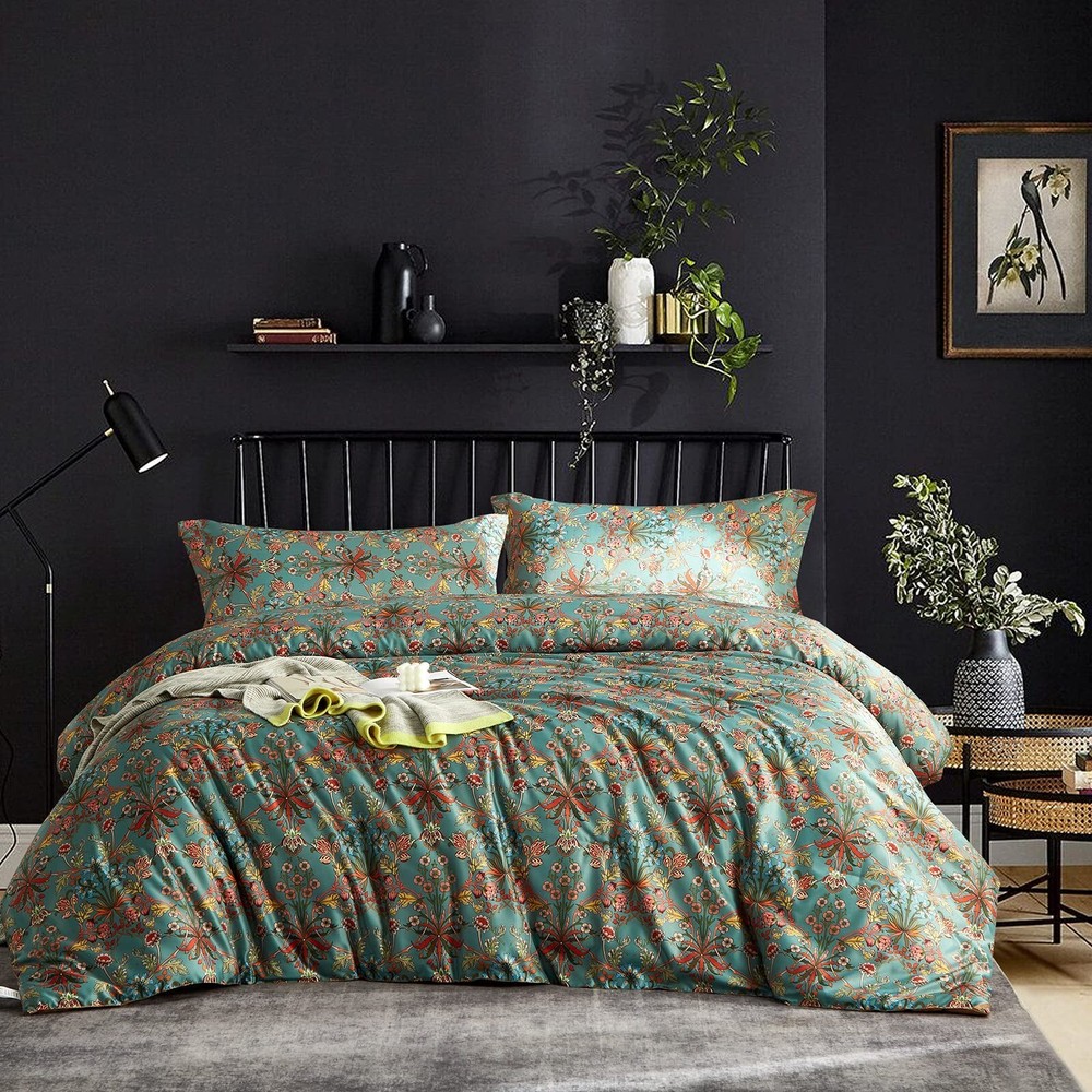 Comforter Set for Queen Size Bed Farmhouse Boho Bedding Sets Fluffy Lightweig...