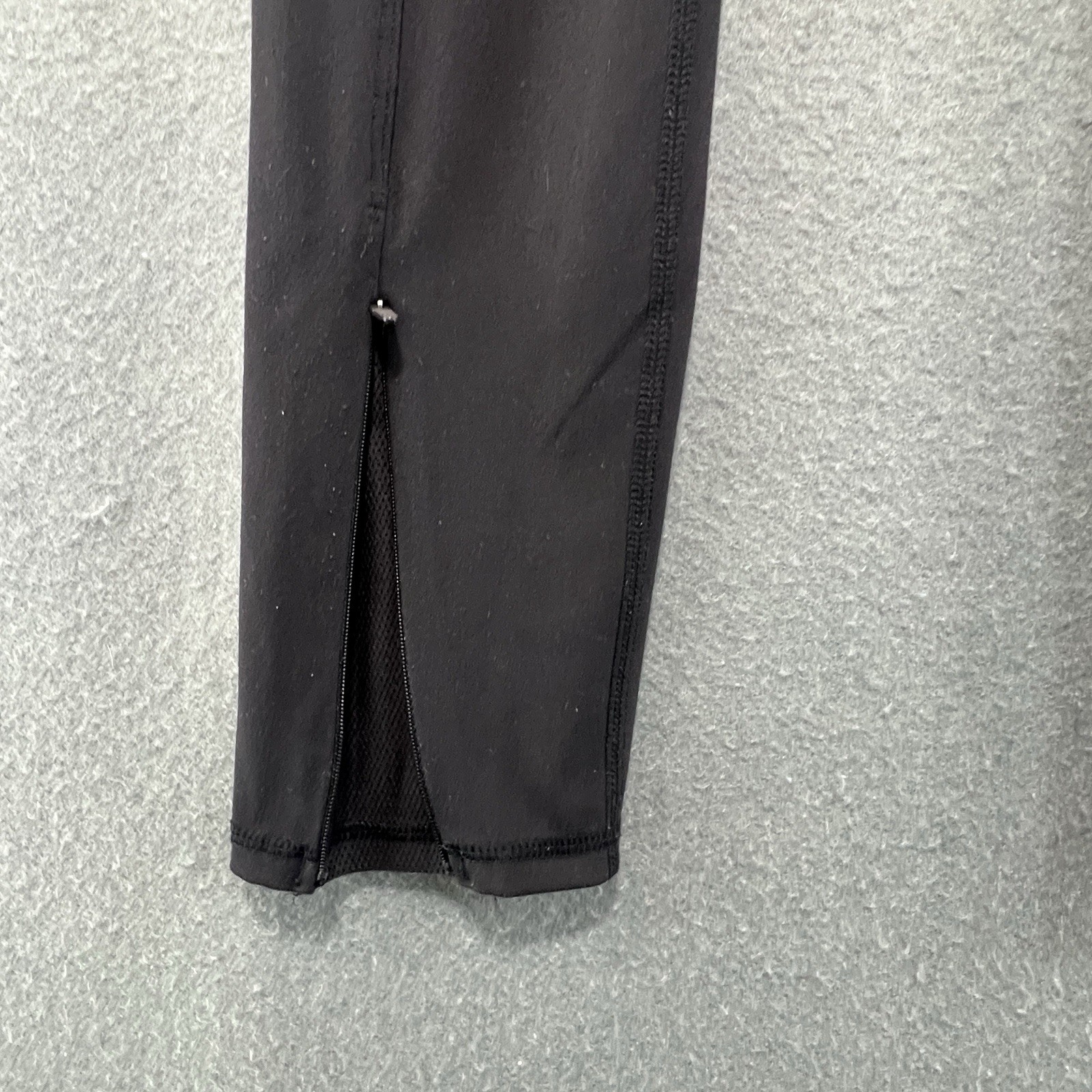 Spyder Active Cropped Leggings S Black High Waist Gym Running Capri Zip