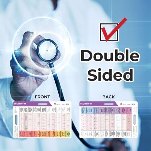 EKG Rhythm Interpretation - Compact & Portable Reference Card – Rapid