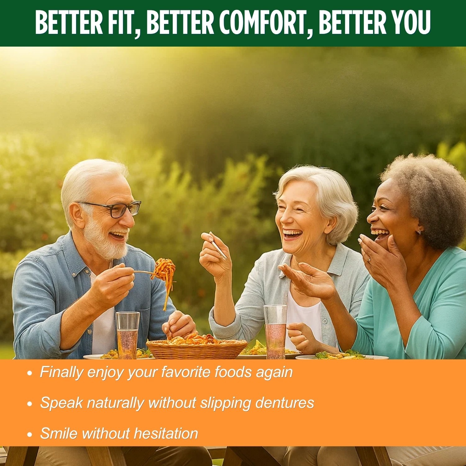 E&E Upper & Lower Denture Reline Kit – Long-Lasting Soft Silicone Reliner