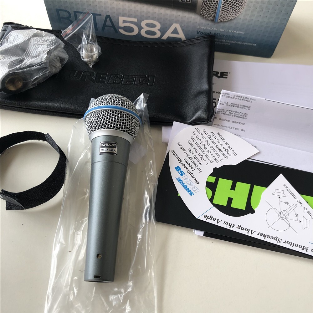 Used Shure Beta58A Supercardioid Dynamic Vocal Microphone SAME OR NEXT DAY SHIP
