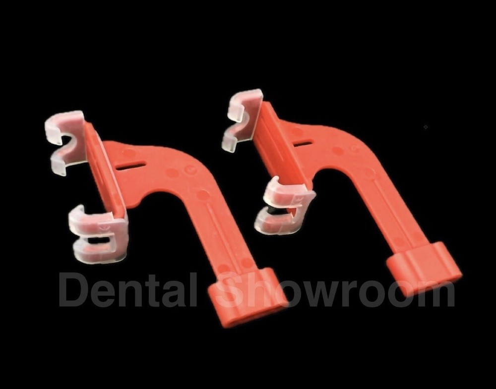 Autoclavable Universal Sensor Holder Bitewing Bite Block Horizontal Red 2/pk