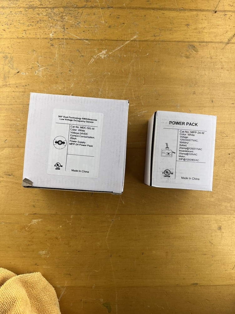 Occupancy Sensor and 24 V Power Supply