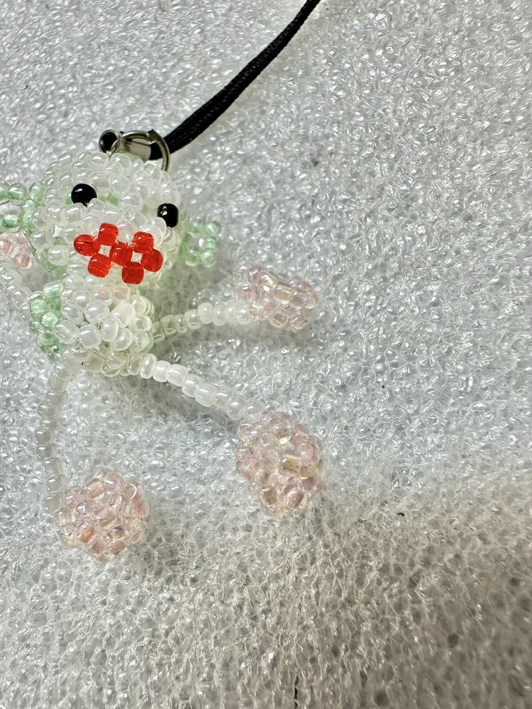 Handmade Seed Bead Adorable MONKEY Bag Charm