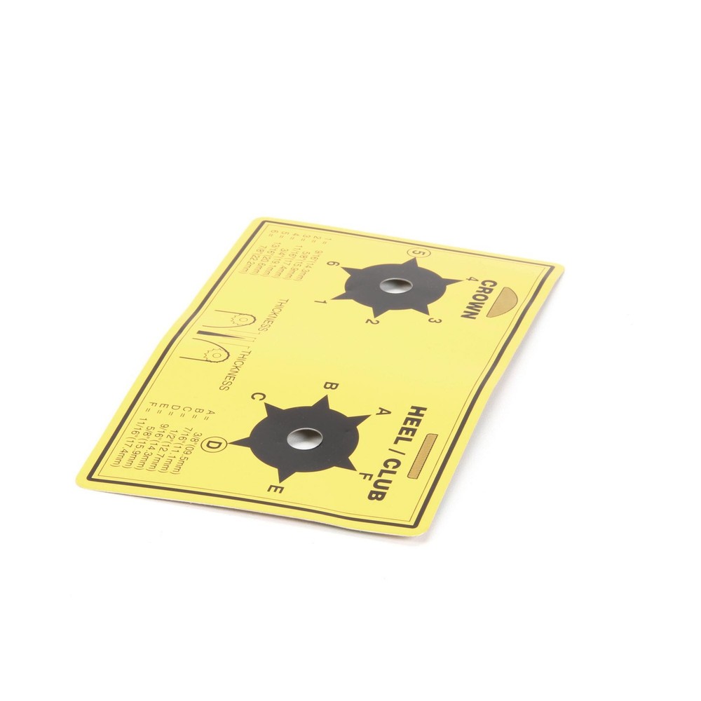 Antunes Label, Dial Compression 1001118 - Genuine OEM Replacement Part