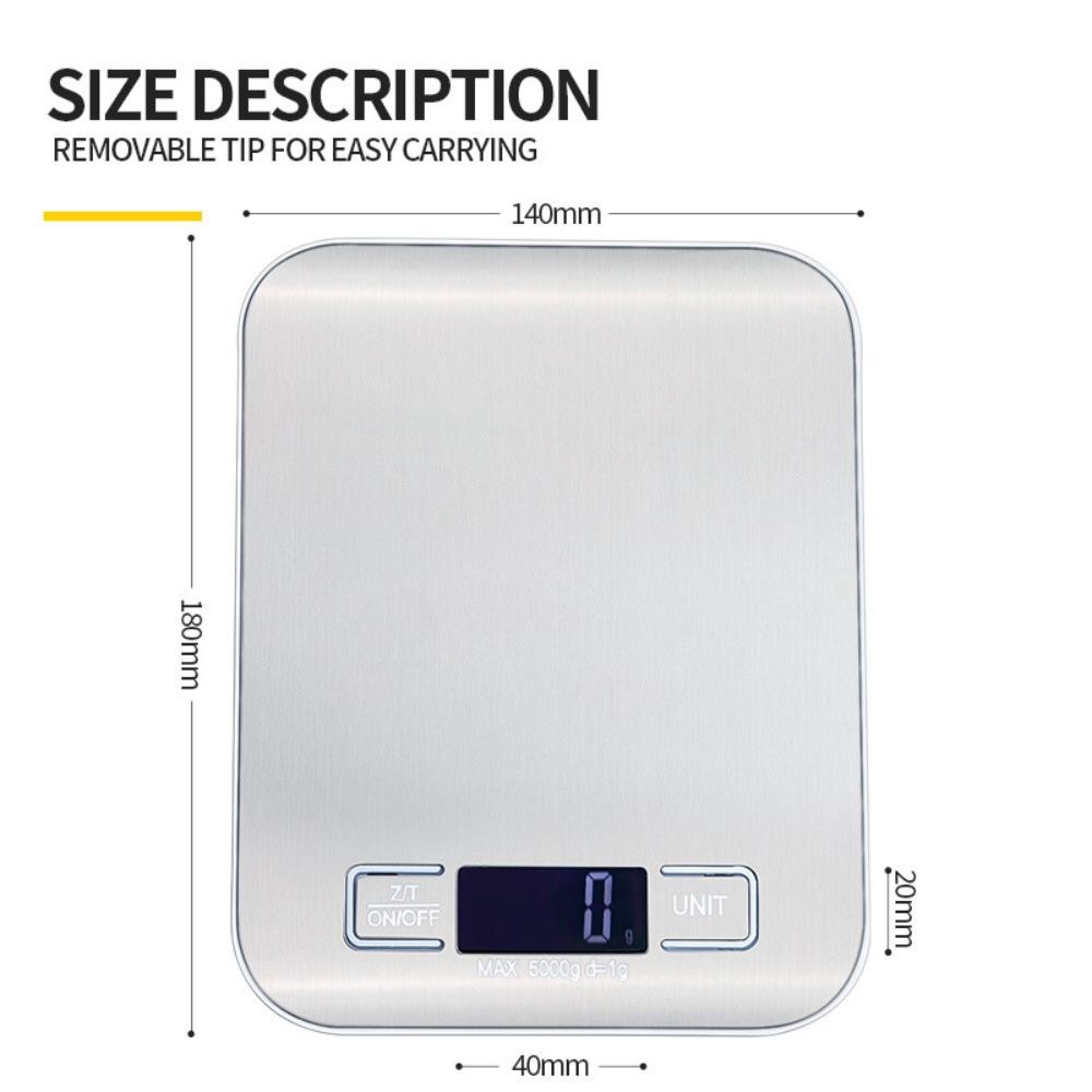 5kg/1g Kitchen Scale Multi Functional Precisionelectronic Scale with LED Display