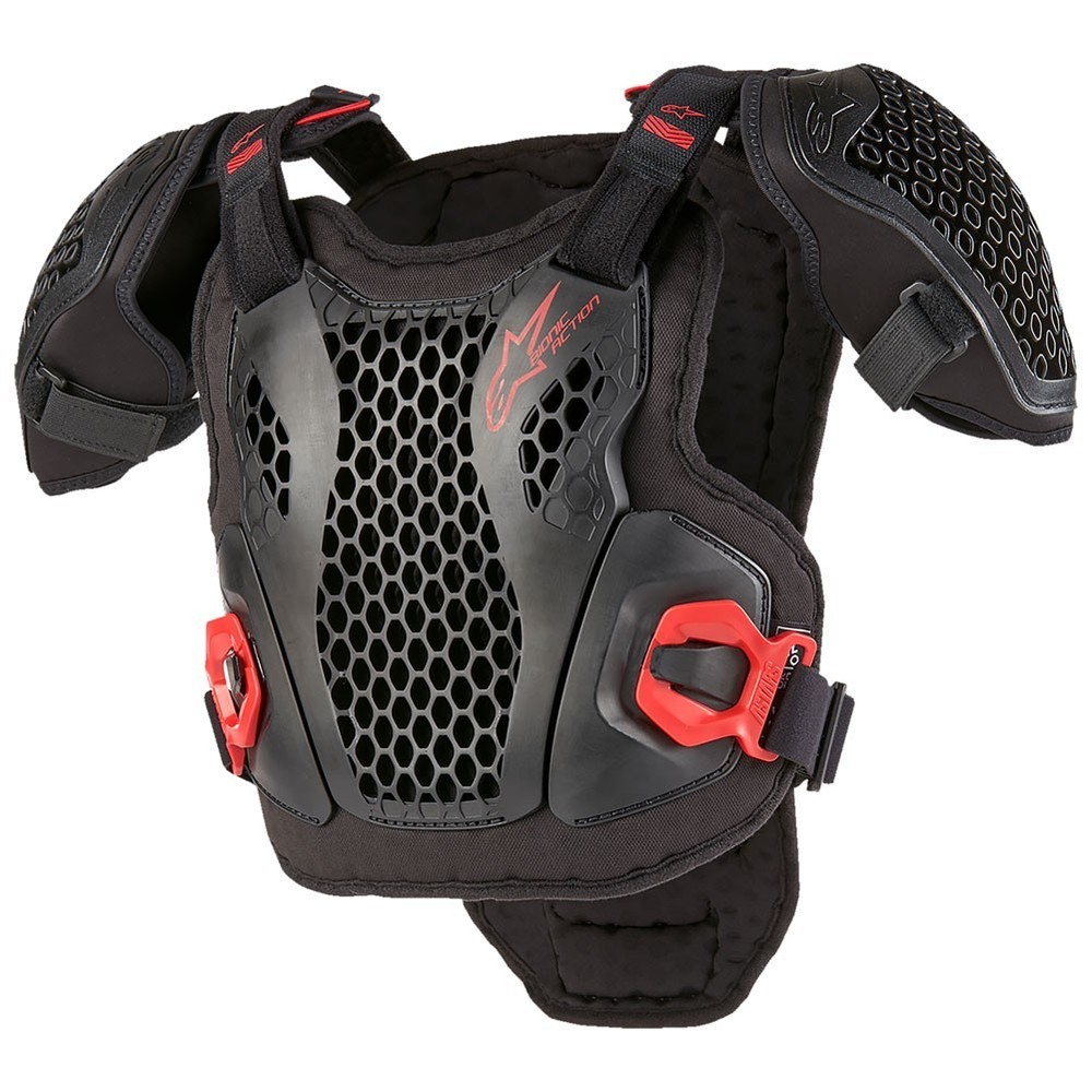 Alpinestars Youth Bionic Action Chest Protector Small/Medium Black/Red