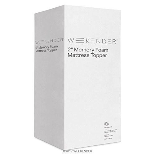 2 Inch Memory Foam Mattress Topper - Twin