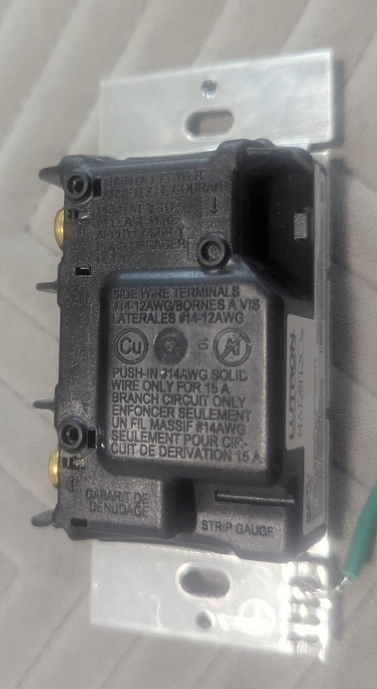 Lutron Maestro Timer Switch (MA-T51MN-WH)