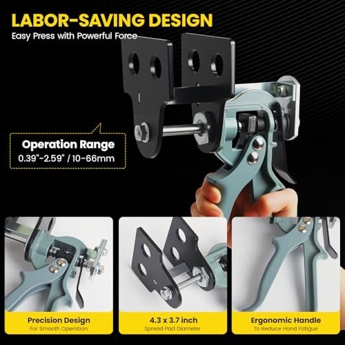 Dual Piston Brake Caliper Compressor Tool for Easy Brake Pad Replacement, Fits M