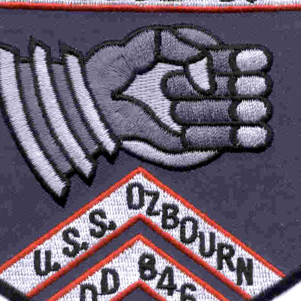 DD-846 USS Ozbourn Patch - Version A