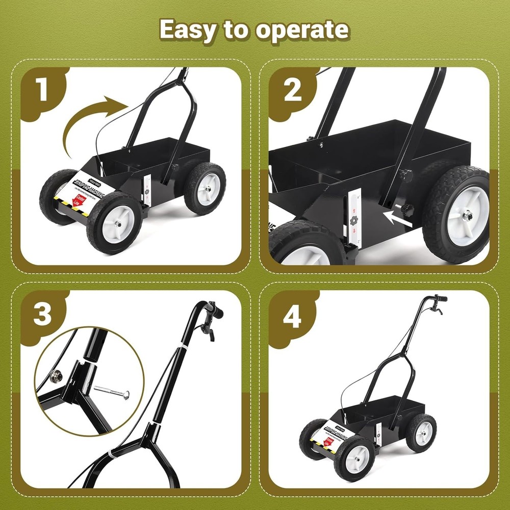 Portable Line Marking Machine for Courts and Fields with Adjustable Stripe Width