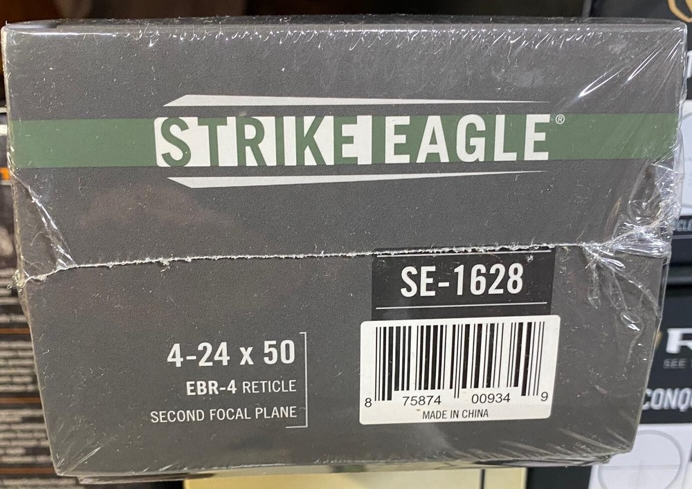Vortex Strike Eagle 4-24x50 EBR-4 MRAD ILLUMINATED Reticle Riflescope SFP