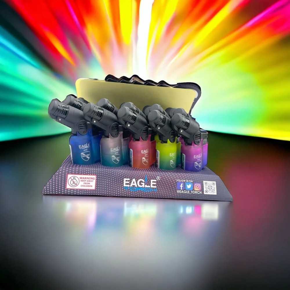 Eagle Torch - Mini Angled Gradient Torch Lighter Get 1 Torch Lighters
