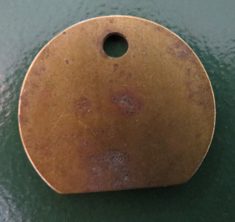 HATFIELD Colliery Pit Check / Tally - marked HATFIELD 2165