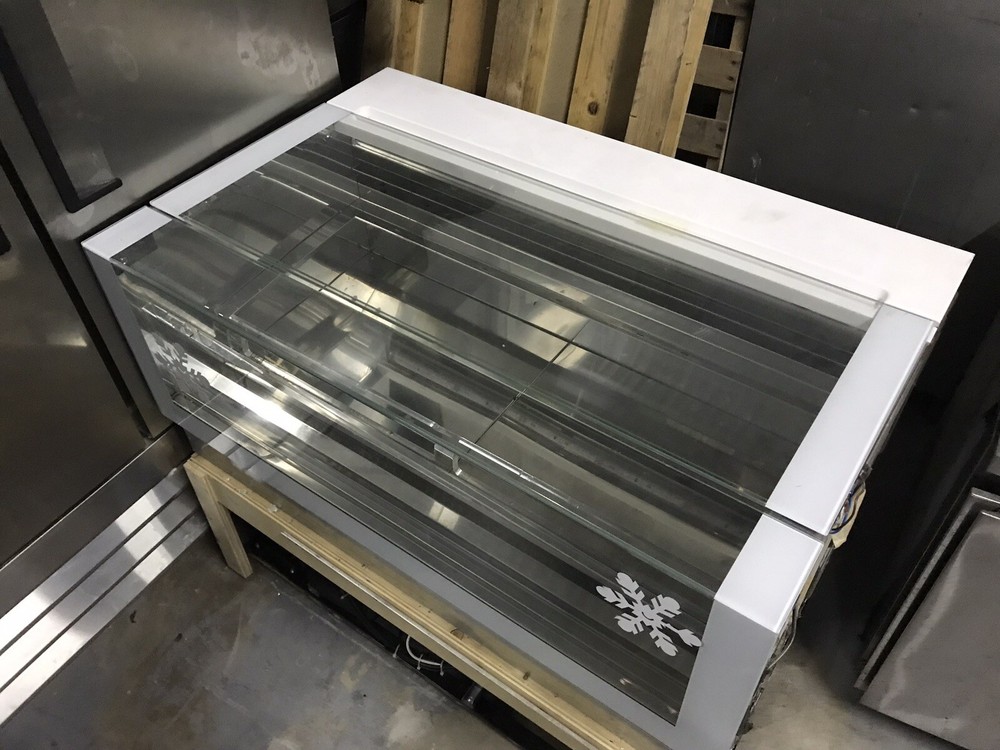 Gelato display case