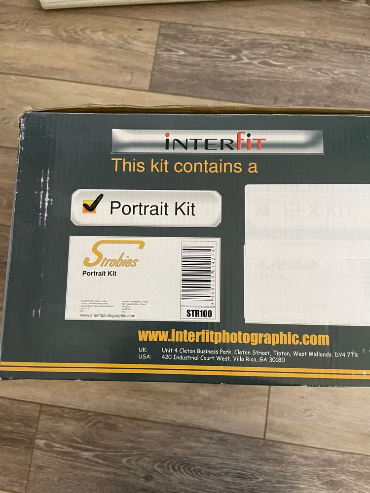 Strobies Interfit Studio Portrait Kit Photography STR100