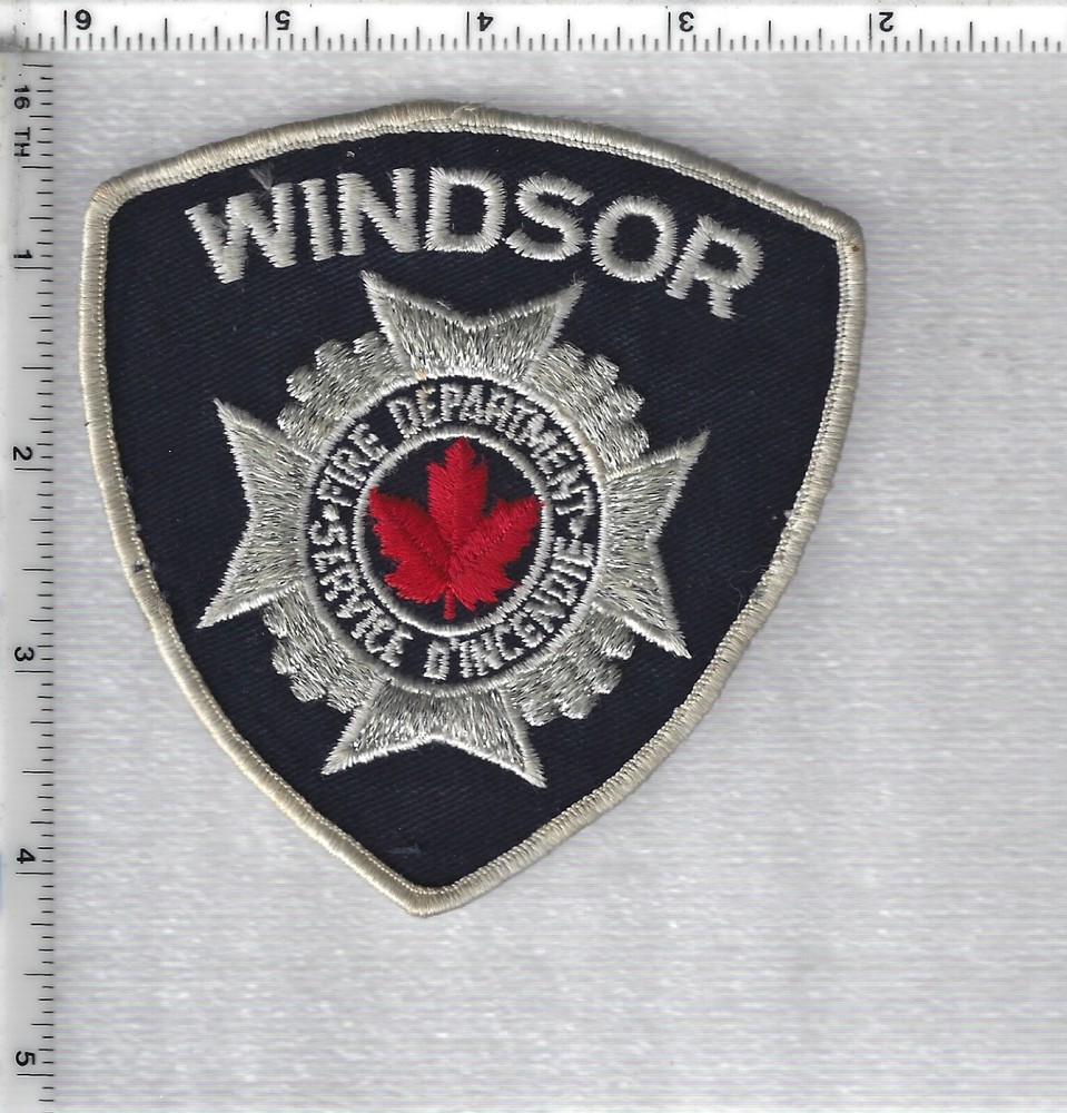 Windsor Fire Department (Ontario, Canada) Shoulder Patch