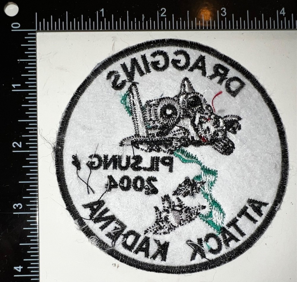 USAF 25th Fighter Squadron Draggins Pilsung ! 2004 Attack Kadena Patch