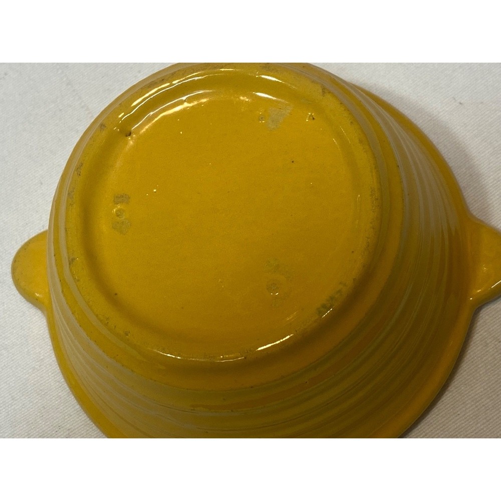 Vintage Bauer Yellow 4" Individual Baker Open Ring Ware
