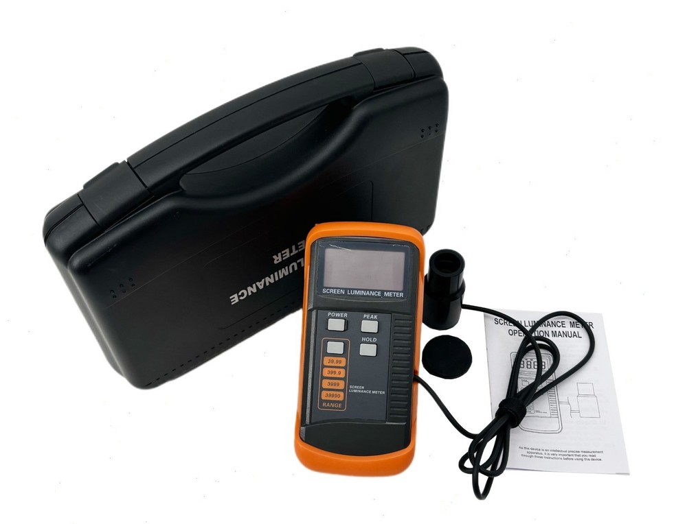 Handheld Screen Luminance Meter with Range 0.01-39990cd/m² Peak Value Latching