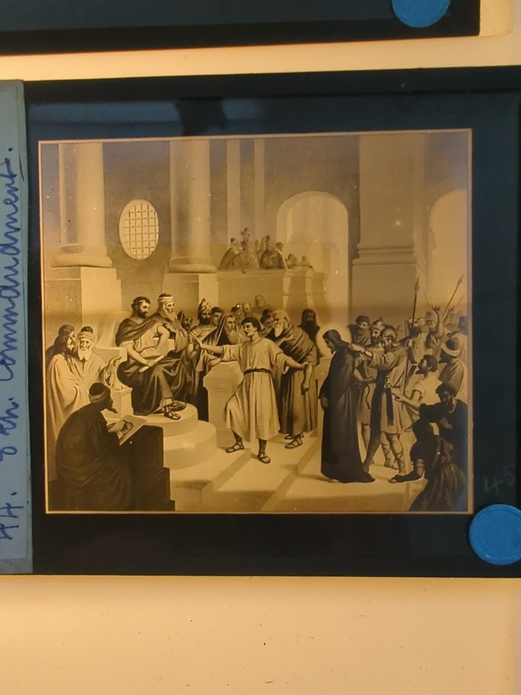 Six Lantern Slides Religious