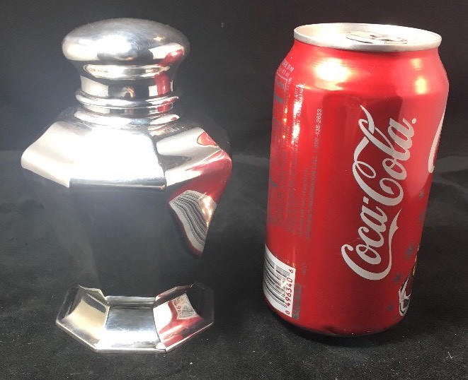 Sterling Silver Tea Caddy Octagonal Form Reed & Barton