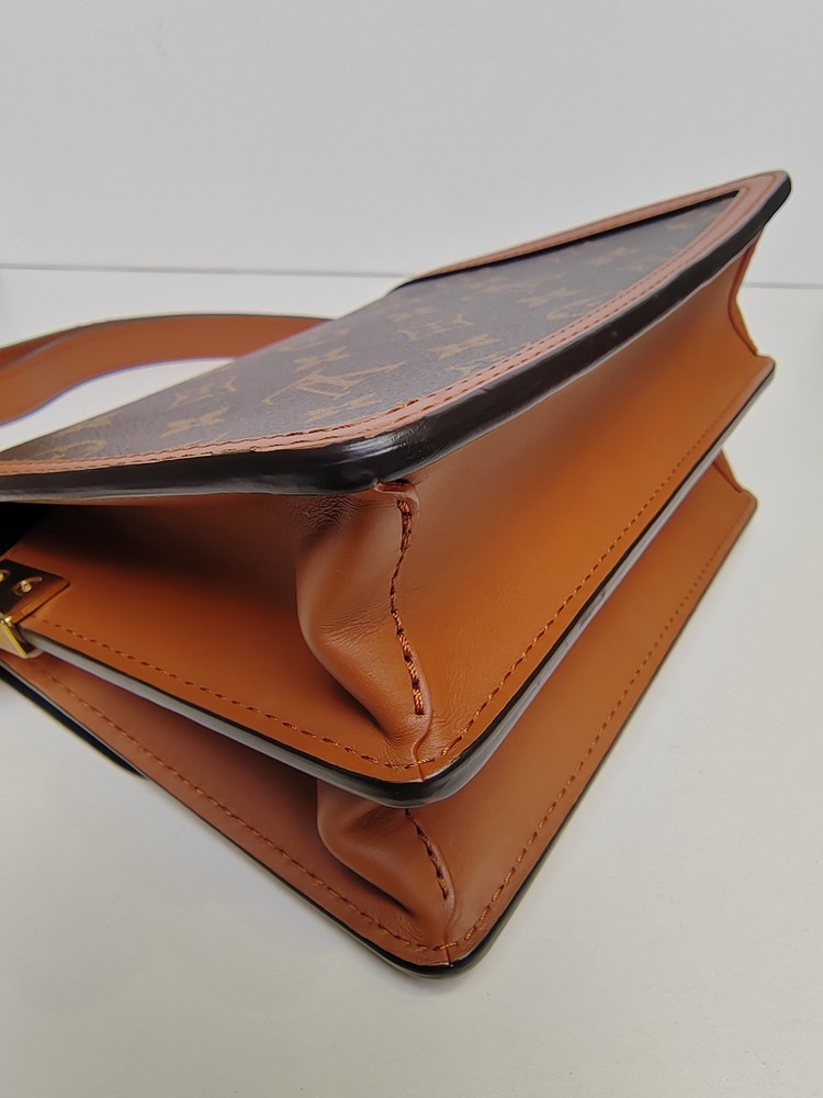Louis Vuitton Shoulder Bag Monogram Brown Dauphine