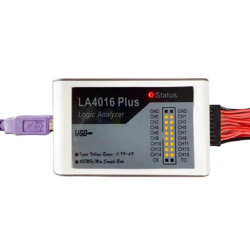 New LA4016 16 Channel Logic Analyzer 400MHz Max Sample Rate Support Plus View
