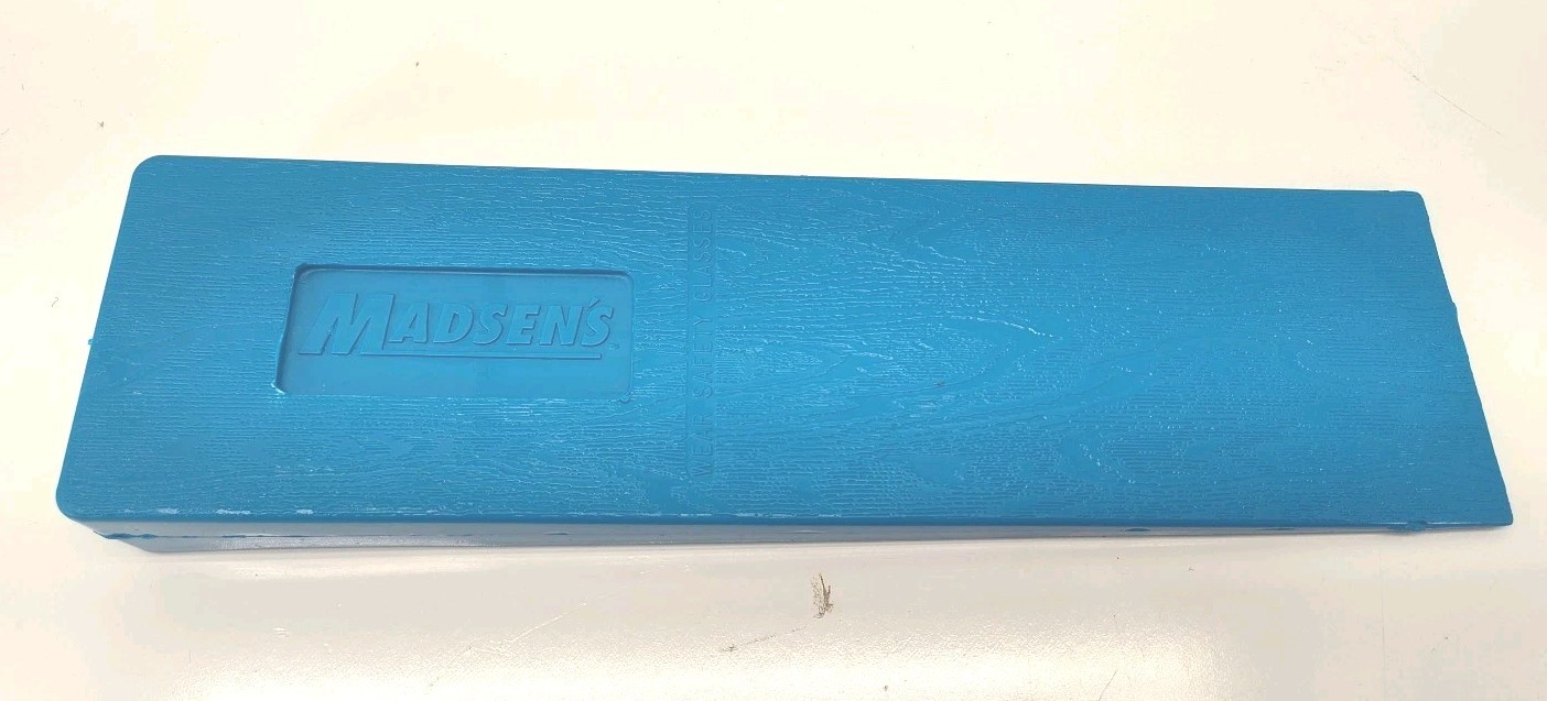 3 Madsen's 12"Blue Ox High Impact Felling Wedges Woodgrain