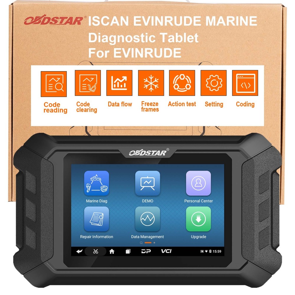 OBDSTAR ISCAN For EVINRUDE Marine Diagnostic Tool Support code reading/clearing