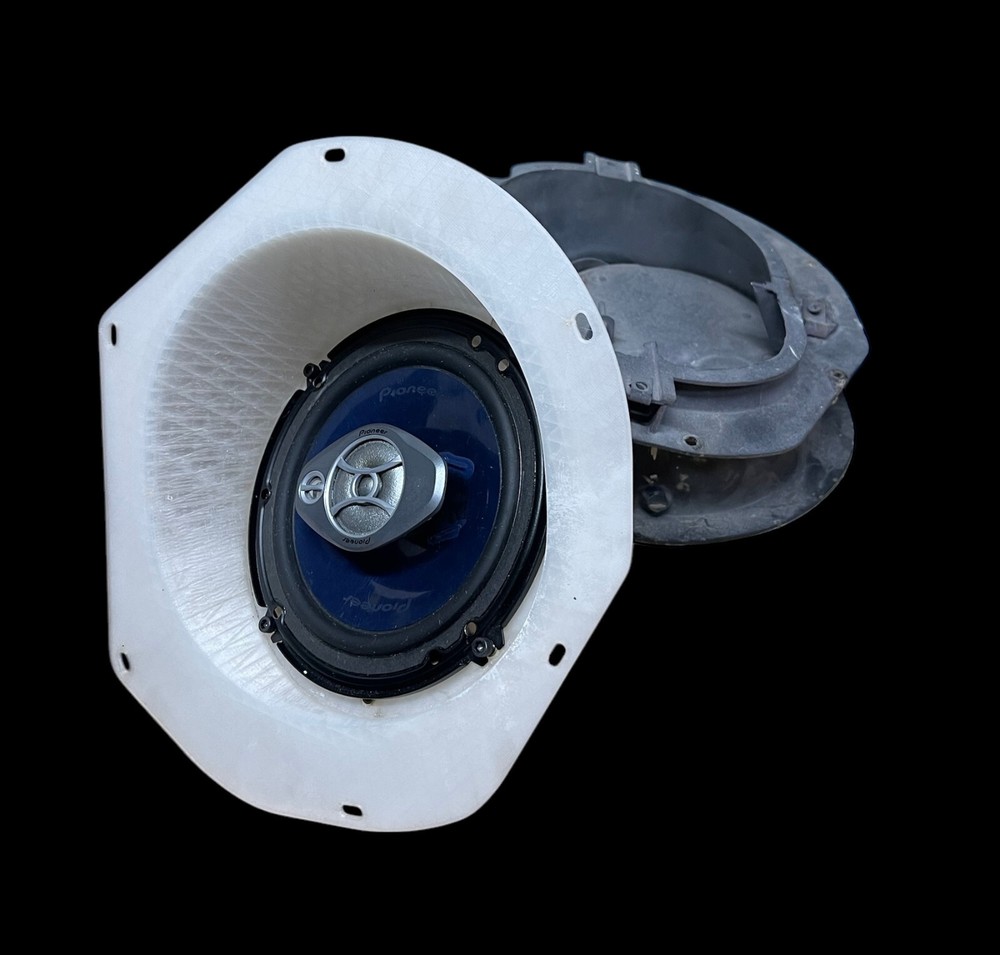 1959-1970, GM Full Size, Impala Kick Panel Vent, 6.5" Speaker Buckets