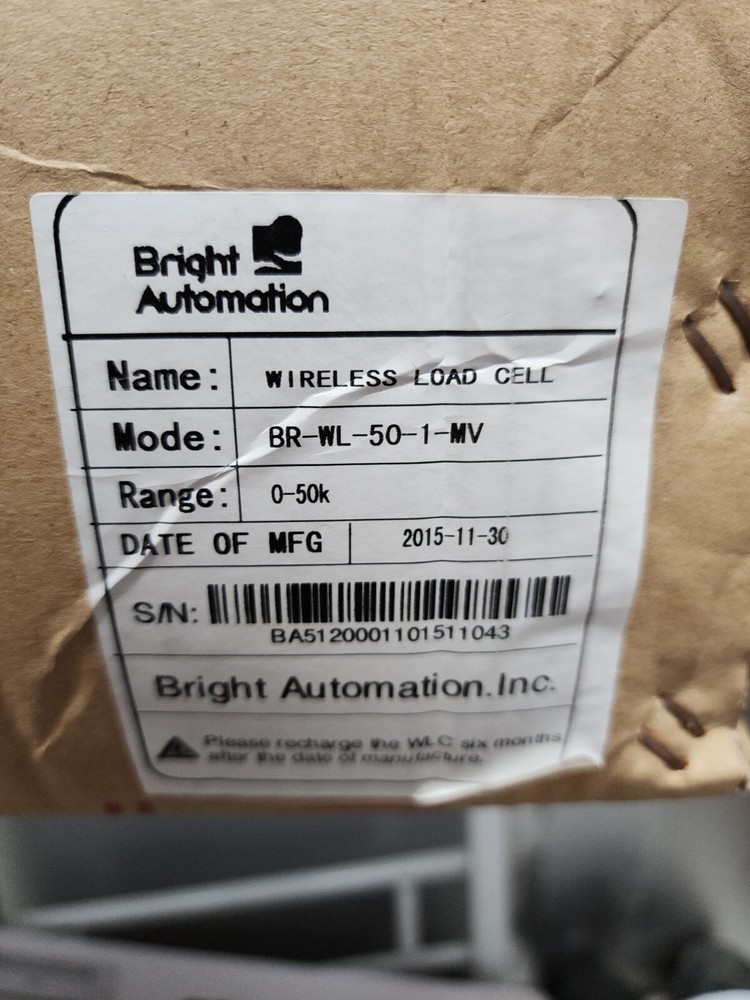 Bright Automation Wireless Solar Load Cell Accelerometer BR-WL-50-1-MV Drilling
