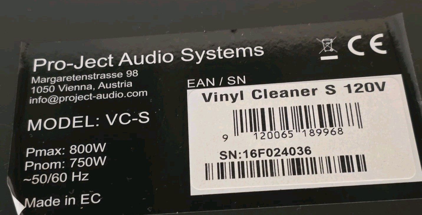 Pro-Ject VC-S Vinyl Cleaning Machine record cleaning machine